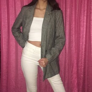 Women’s Jacket Blazer Black/white Hounds tooth